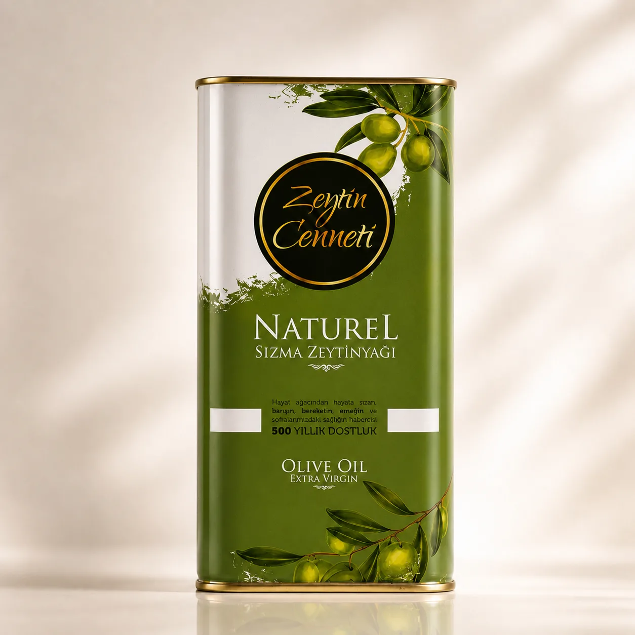 NATUREL SIZMA ZEYTİNYAĞI 5 LT. TENEKE